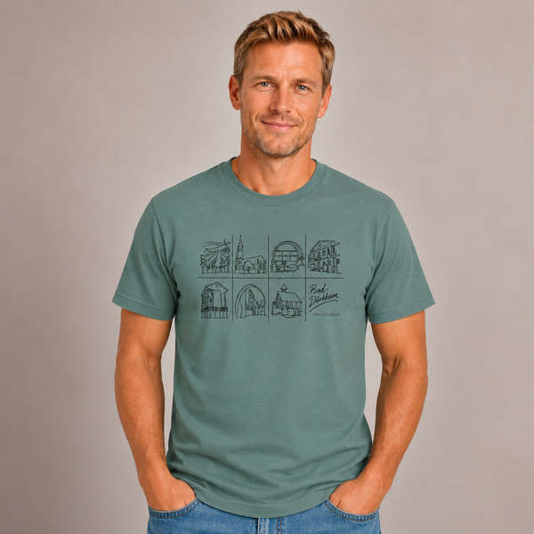 DÜW T-Shirt Druck Schwarz-Unisex