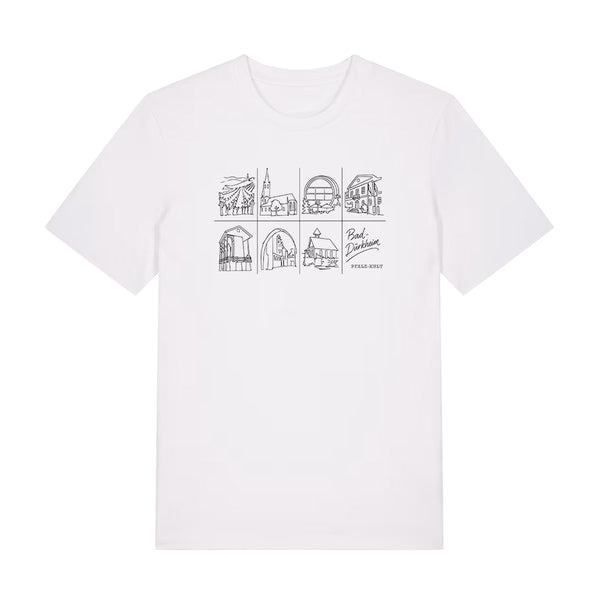 DÜW T-Shirt Druck Schwarz-Unisex