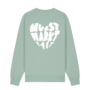 Wurstmarkt-Herz weiß - Sweater Unisex