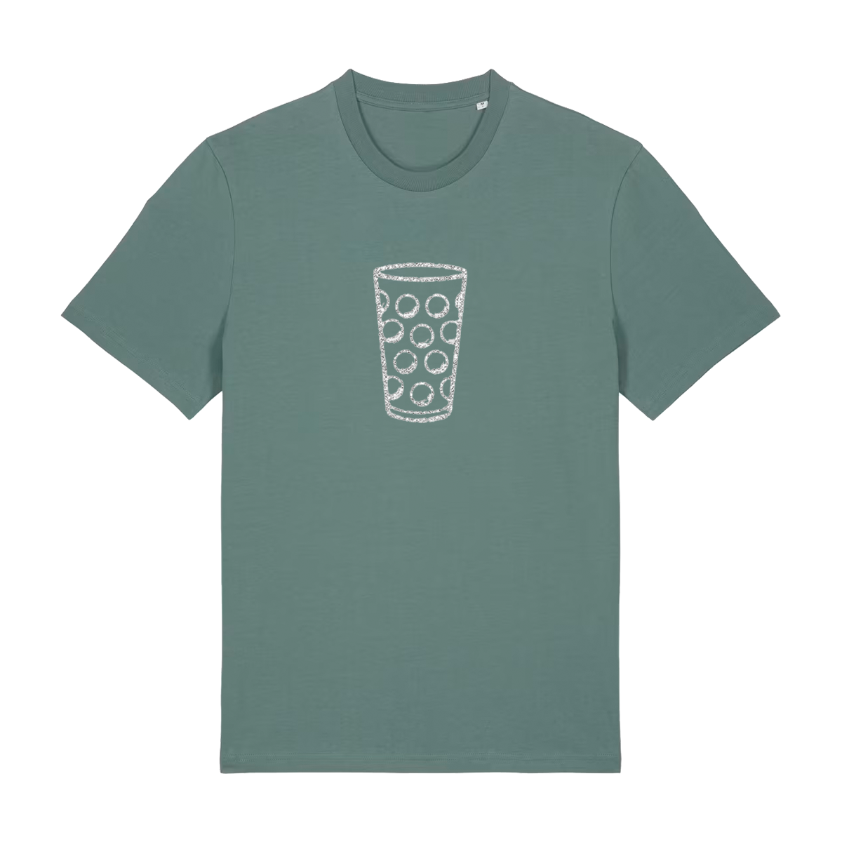 Glitzerdubbe silber - T-Shirt Unisex