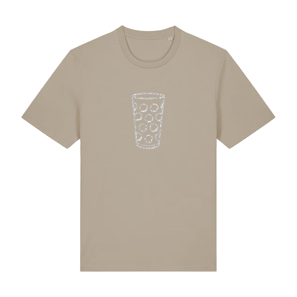Glitzerdubbe silber - T-Shirt Unisex