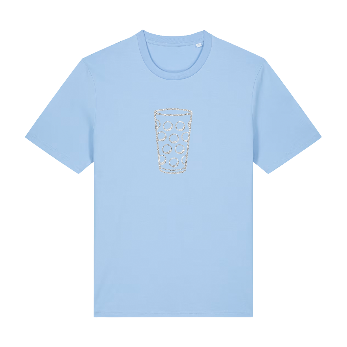 Glitzerdubbe silber - T-Shirt Unisex