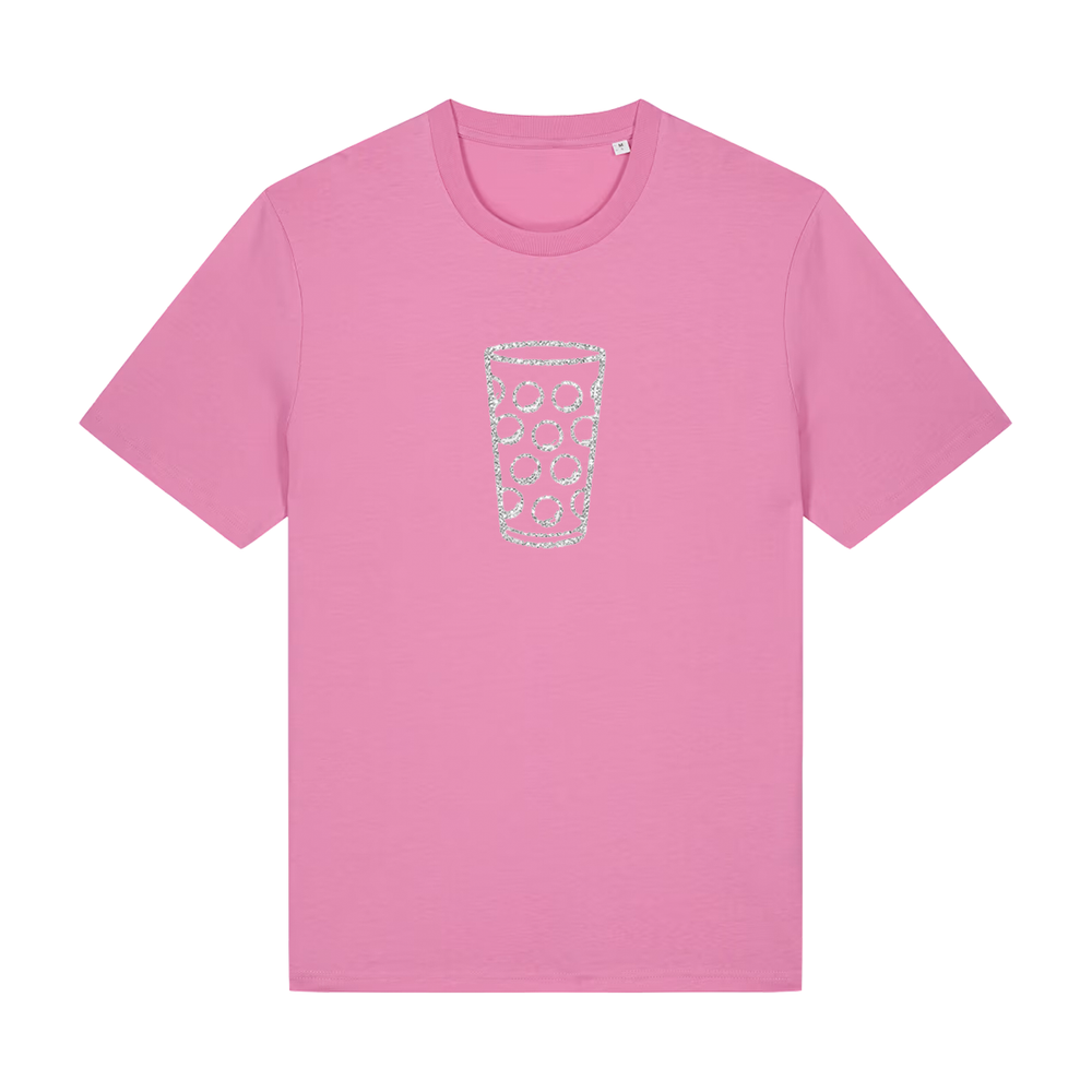 Glitzerdubbe silber - T-Shirt Unisex