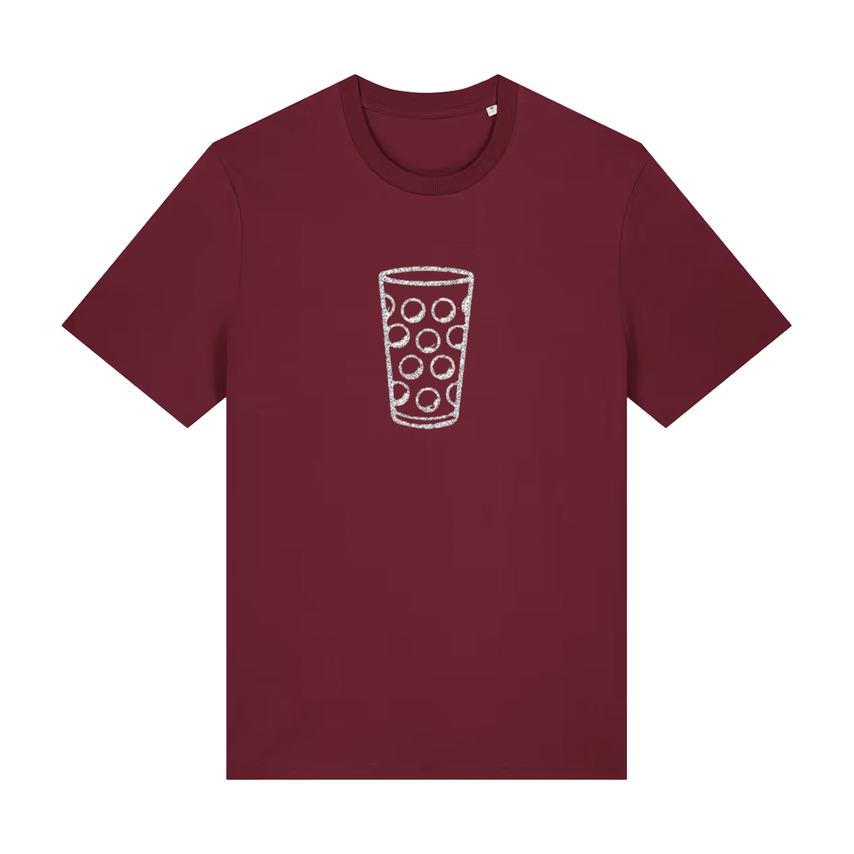 Glitzerdubbe silber - T-Shirt Unisex