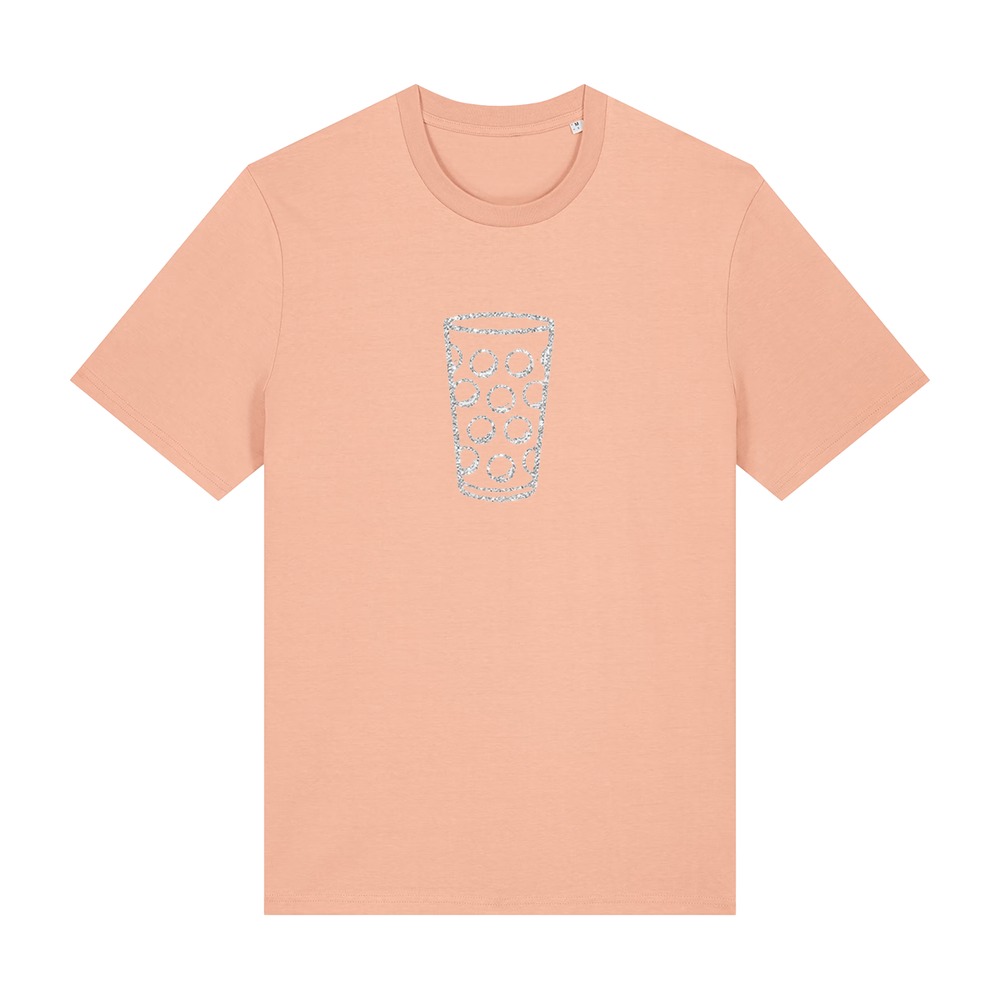 Glitzerdubbe silber - T-Shirt Unisex