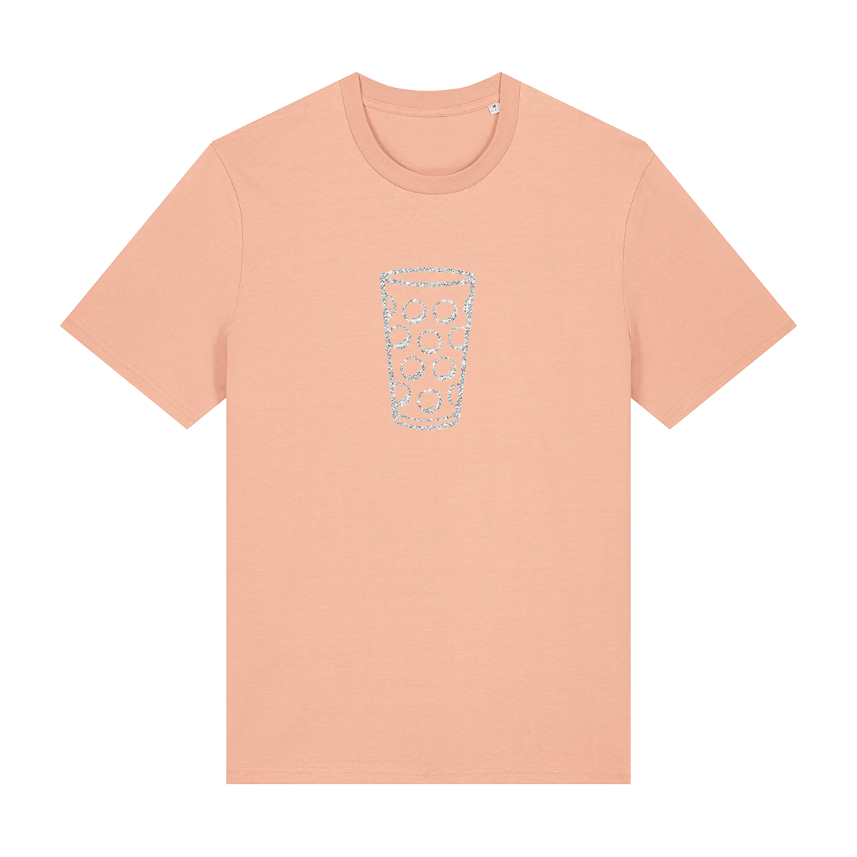 Glitzerdubbe silber - T-Shirt Unisex