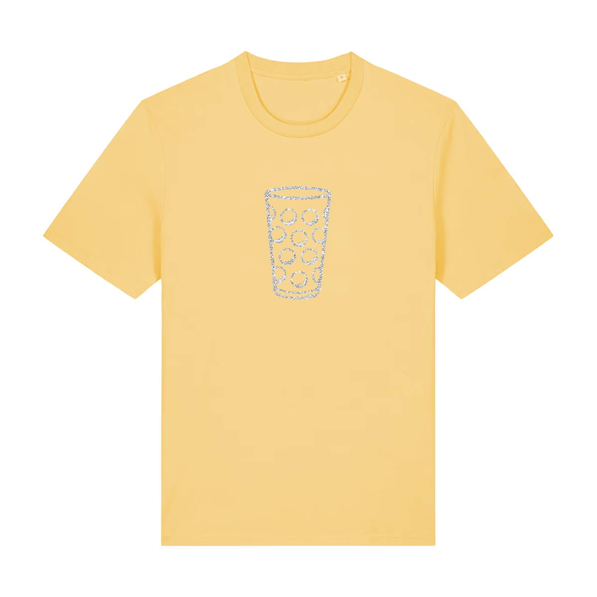 Glitzerdubbe silber - T-Shirt Unisex