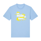 Ich mäan jo blooss (gelb) - T-Shirt Unisex  - T-Shirt Unisex