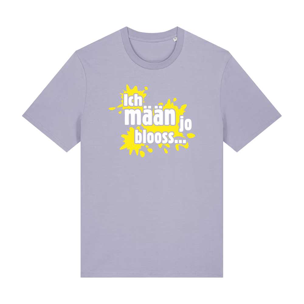 Ich mäan jo blooss (gelb) - T-Shirt Unisex  - T-Shirt Unisex