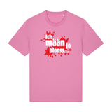 Ich mäan jo blooss (rot) - T-Shirt Unisex