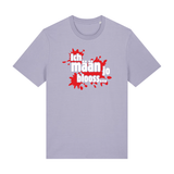 Ich mäan jo blooss (rot) - T-Shirt Unisex