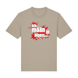 Ich mäan jo blooss (rot) - T-Shirt Unisex