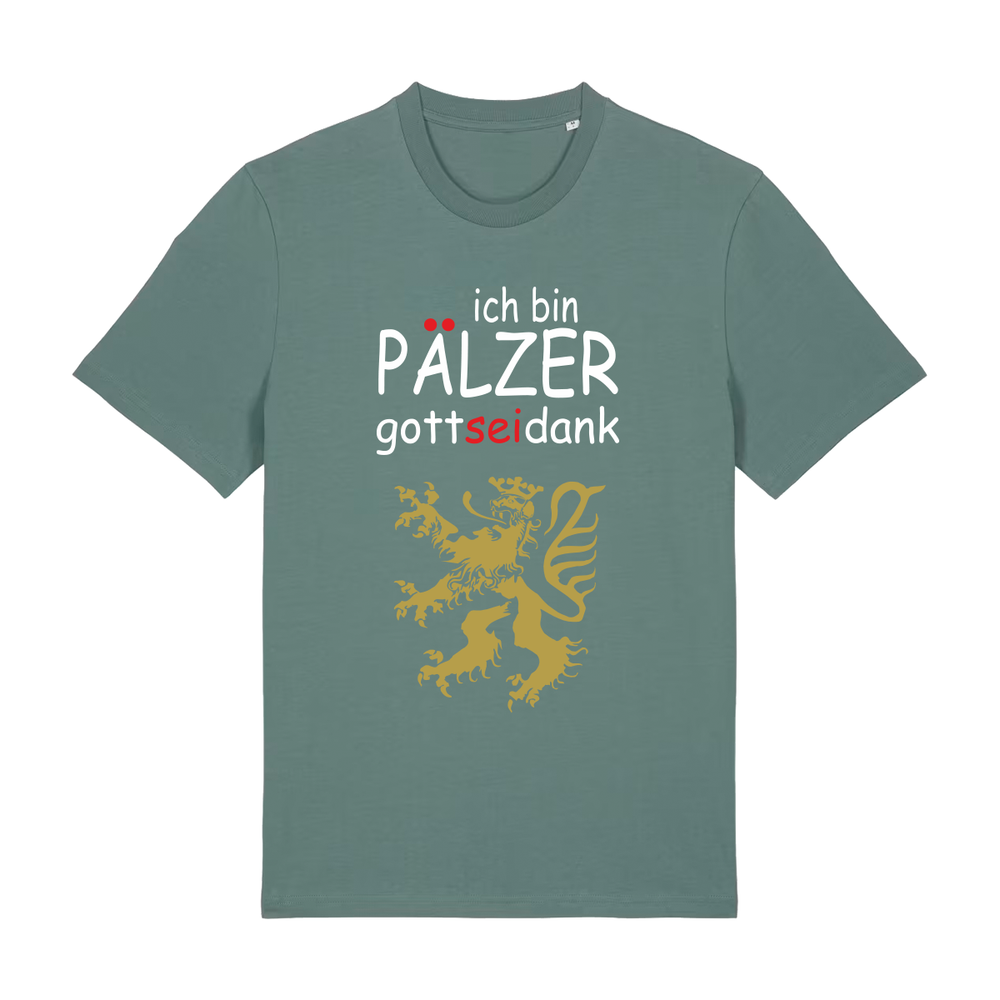 Pälzer, Gott sei Dank gold - T-Shirt Unisex