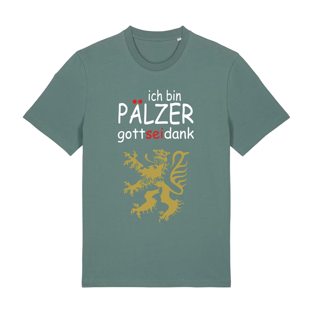 Pälzer, Gott sei Dank gold - T-Shirt Unisex