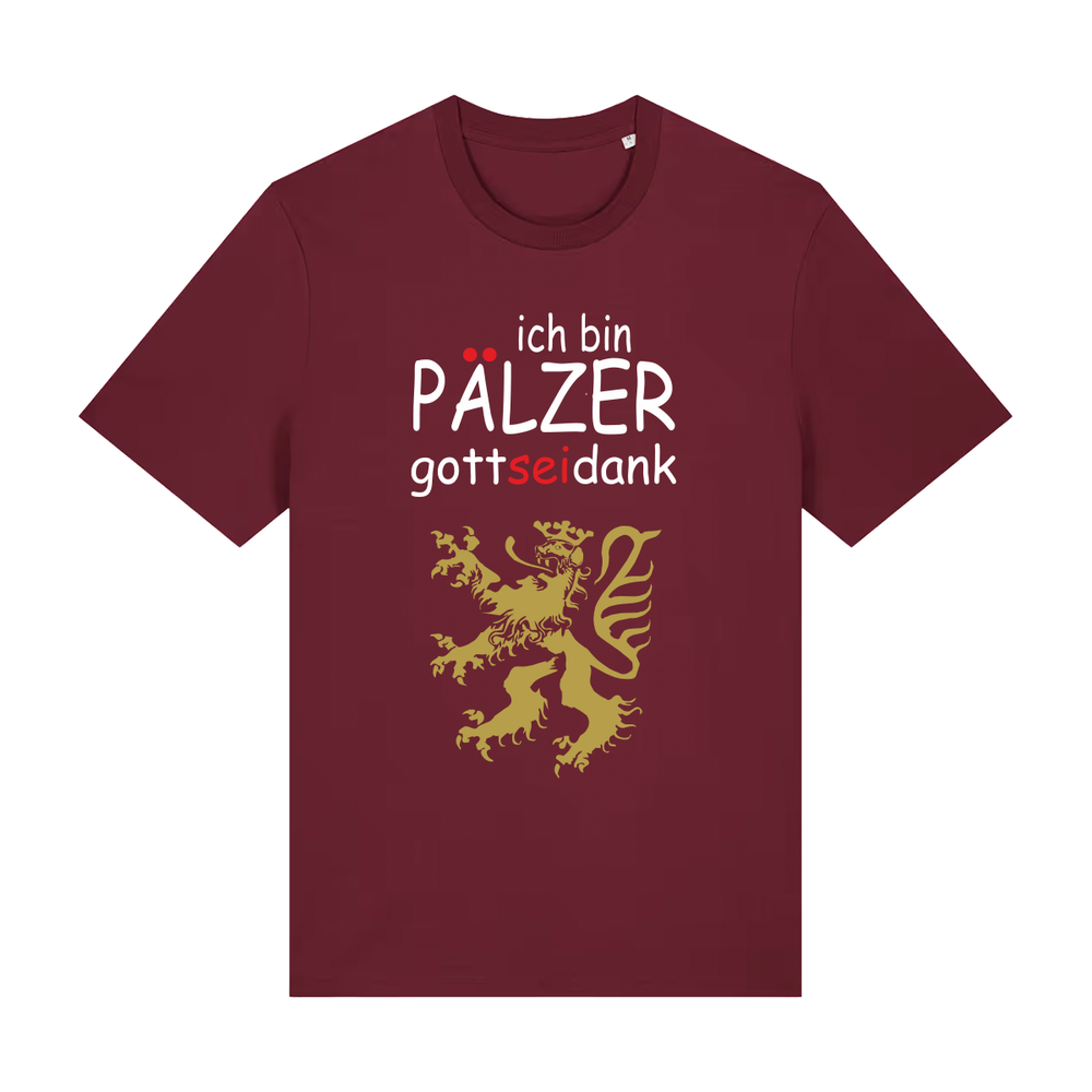 Pälzer, Gott sei Dank gold - T-Shirt Unisex