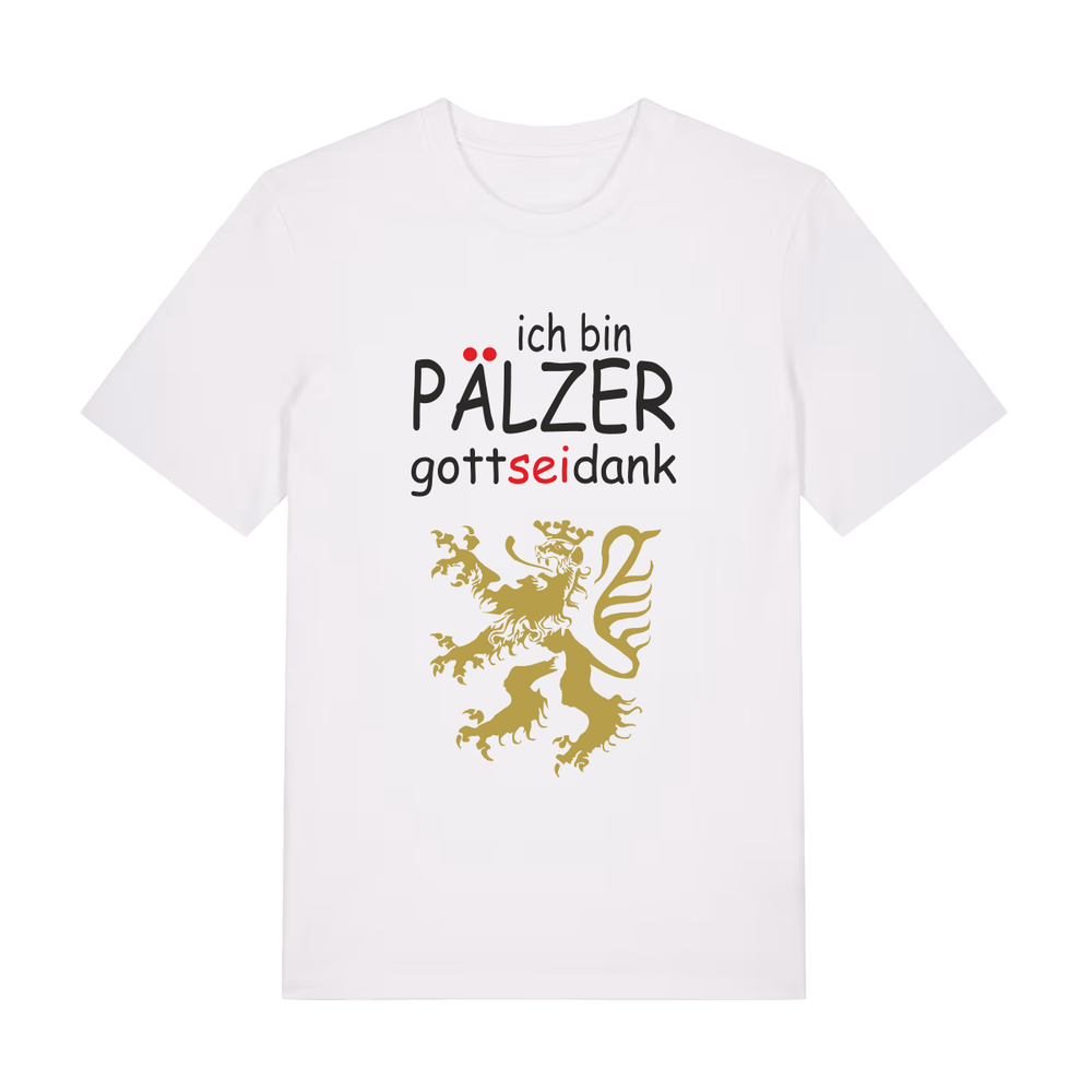 Pälzer, Gott sei Dank gold - T-Shirt Unisex