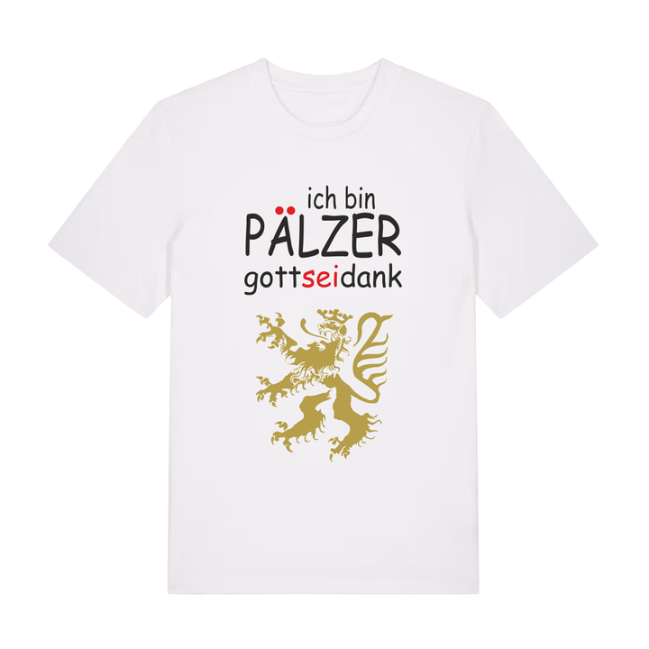 Pälzer, Gott sei Dank gold - T-Shirt Unisex