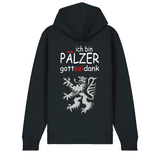 Pälzer, Gott sei Dank silber - Zip-Hoodie Unisex
