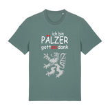 Pälzer, Gott sei Dank silber - T-Shirt Unisex
