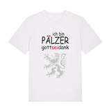 Pälzer, Gott sei Dank silber - T-Shirt Unisex