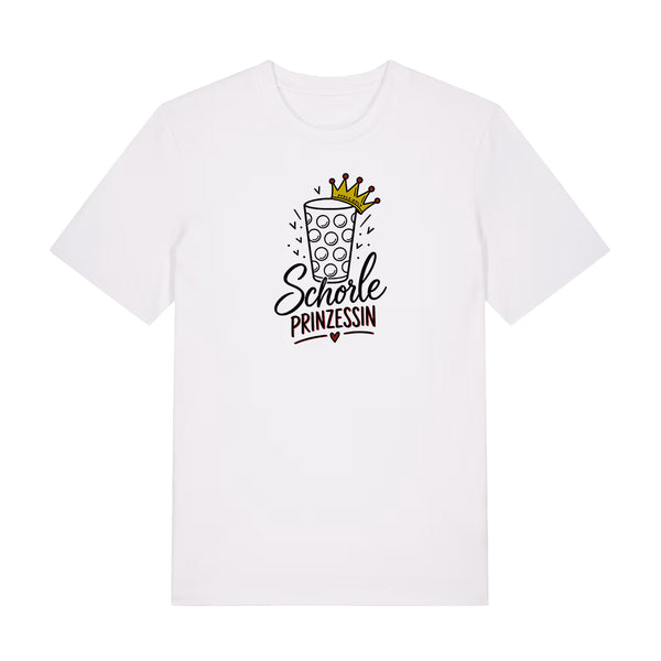 Schorleprinzessin Druck Schwarz - T-Shirt Unisex