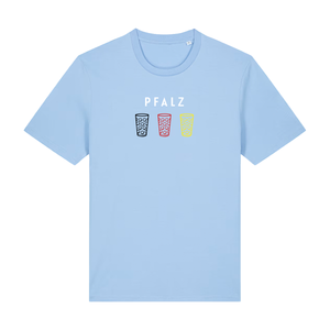 WM PFALZ Dubbeglas Trio - T-Shirt Unisex