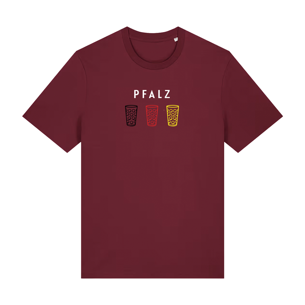 WM PFALZ Dubbeglas Trio - T-Shirt Unisex