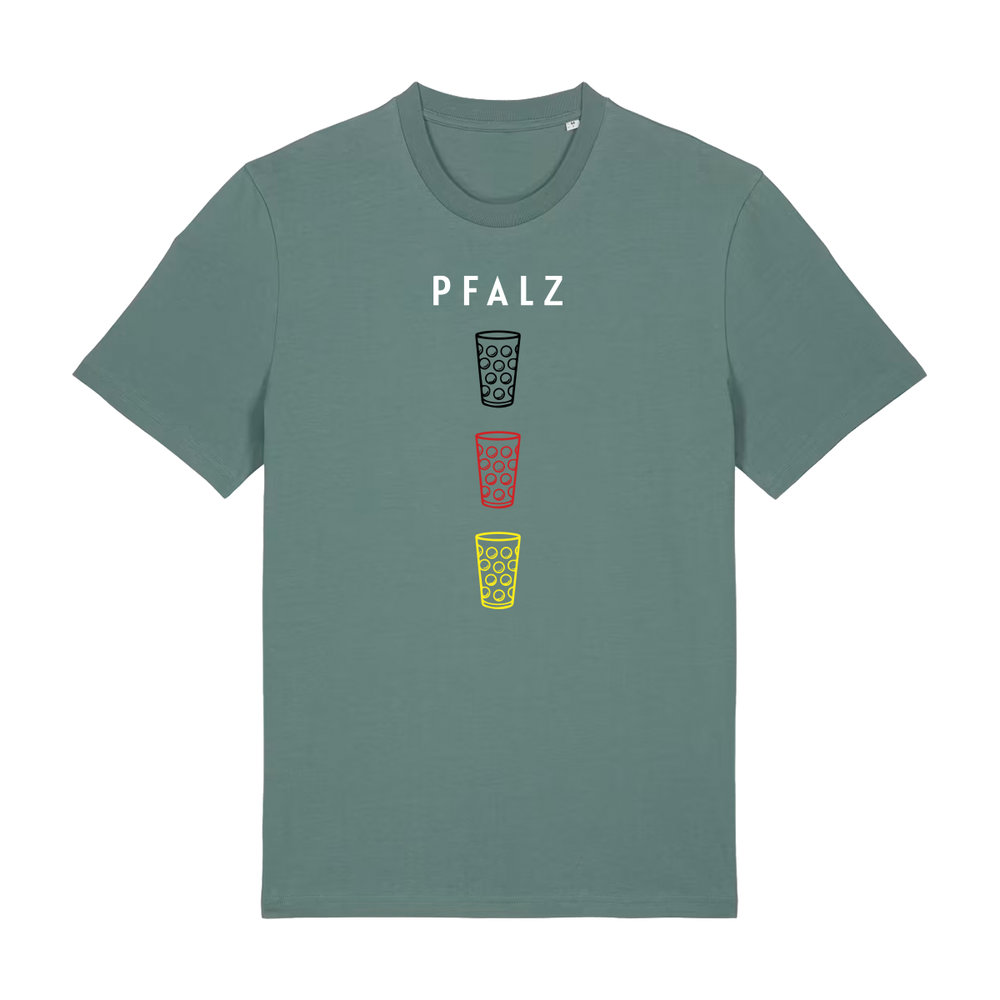 WM  PFALZ Dubbeglas Vertikal - T-Shirt Unisex