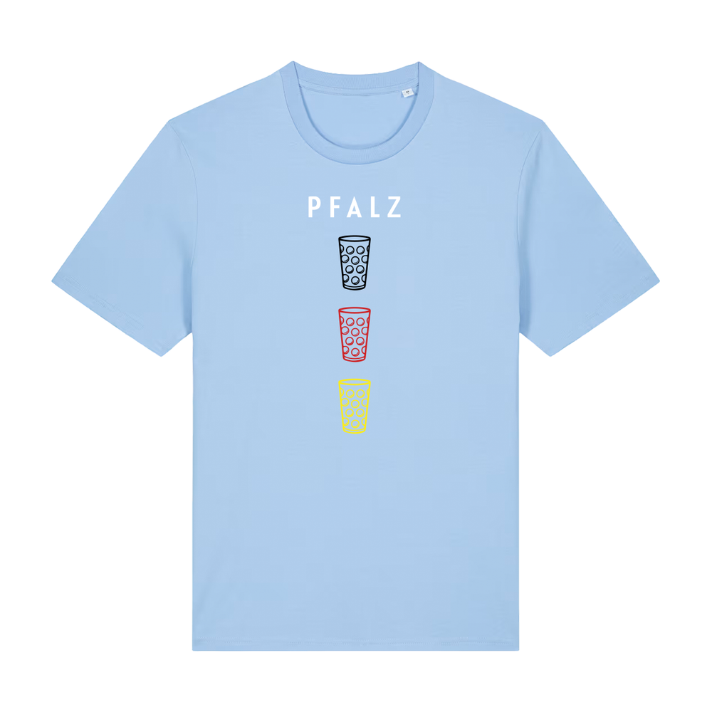 WM  PFALZ Dubbeglas Vertikal - T-Shirt Unisex