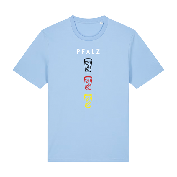 WM  PFALZ Dubbeglas Vertikal - T-Shirt Unisex