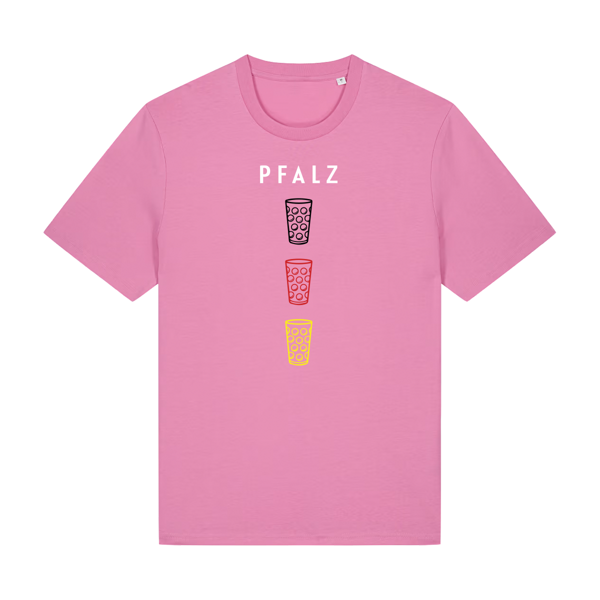 WM  PFALZ Dubbeglas Vertikal - T-Shirt Unisex