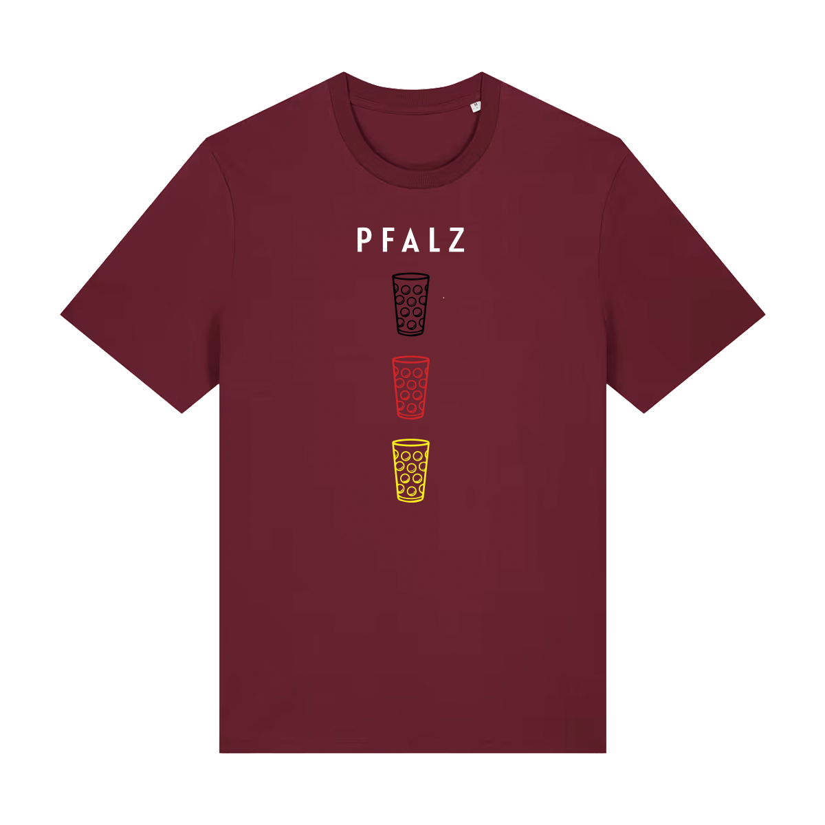 WM  PFALZ Dubbeglas Vertikal - T-Shirt Unisex