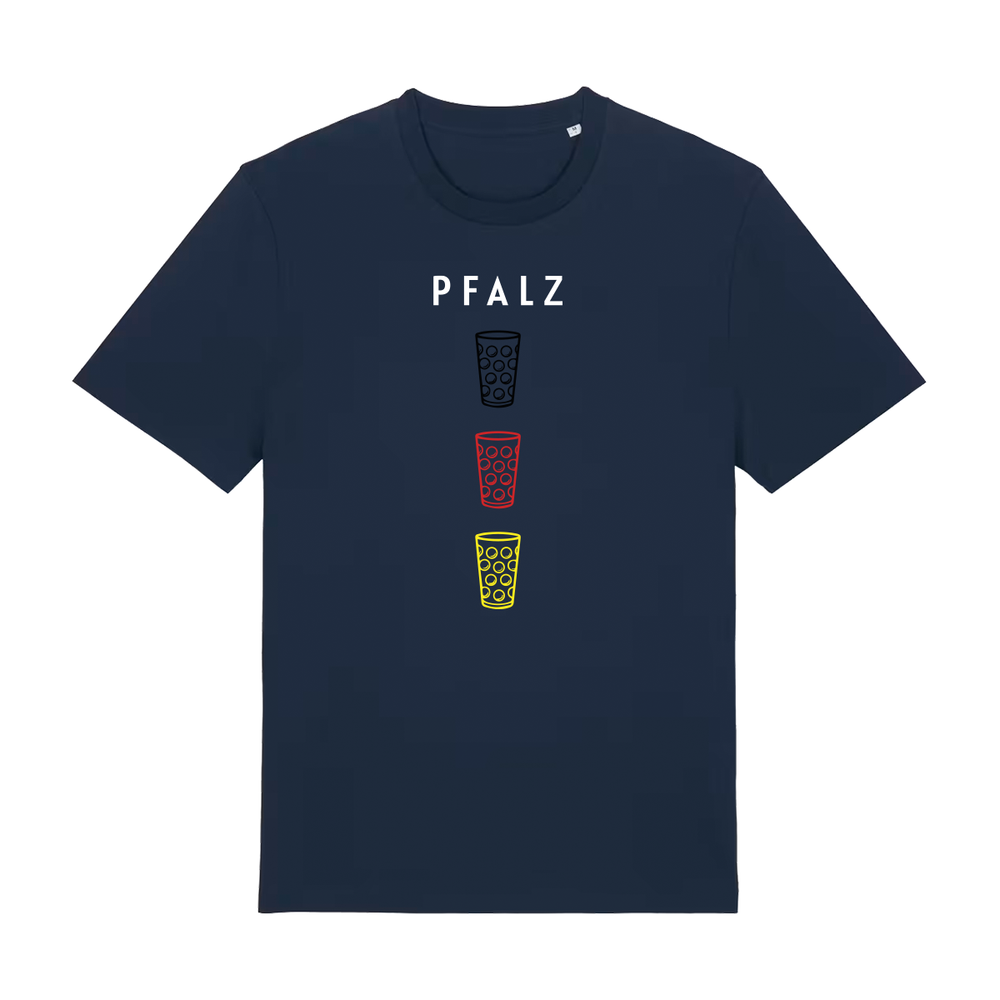 WM  PFALZ Dubbeglas Vertikal - T-Shirt Unisex