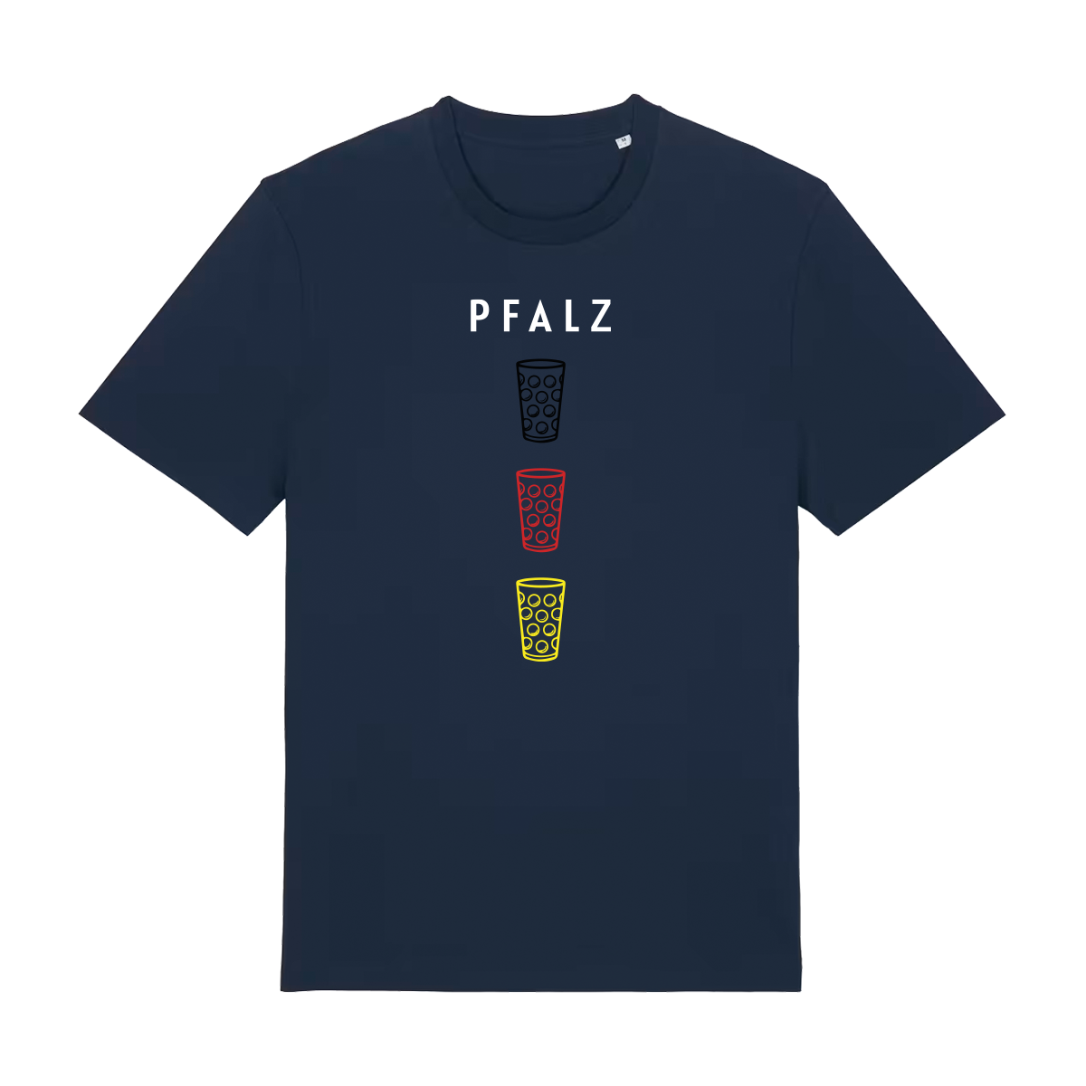WM  PFALZ Dubbeglas Vertikal - T-Shirt Unisex