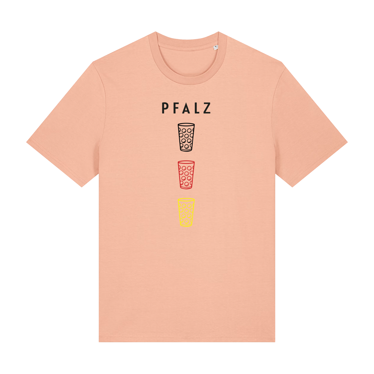 WM  PFALZ Dubbeglas Vertikal - T-Shirt Unisex