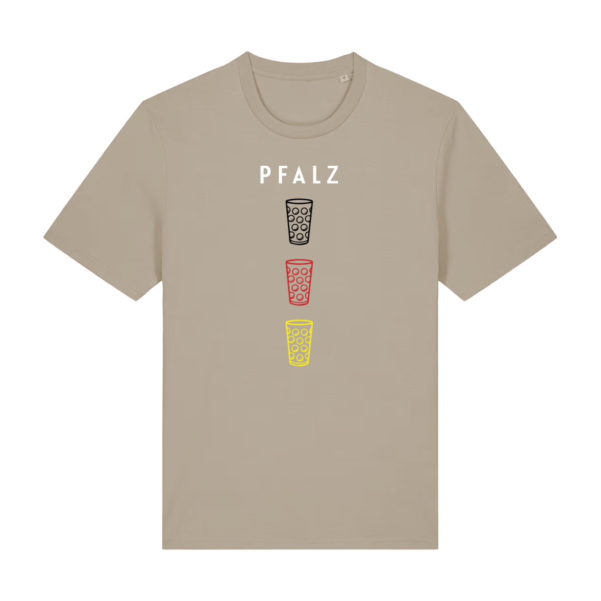 WM  PFALZ Dubbeglas Vertikal - T-Shirt Unisex