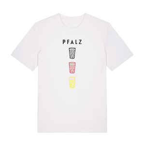 WM  PFALZ Dubbeglas Vertikal - T-Shirt Unisex