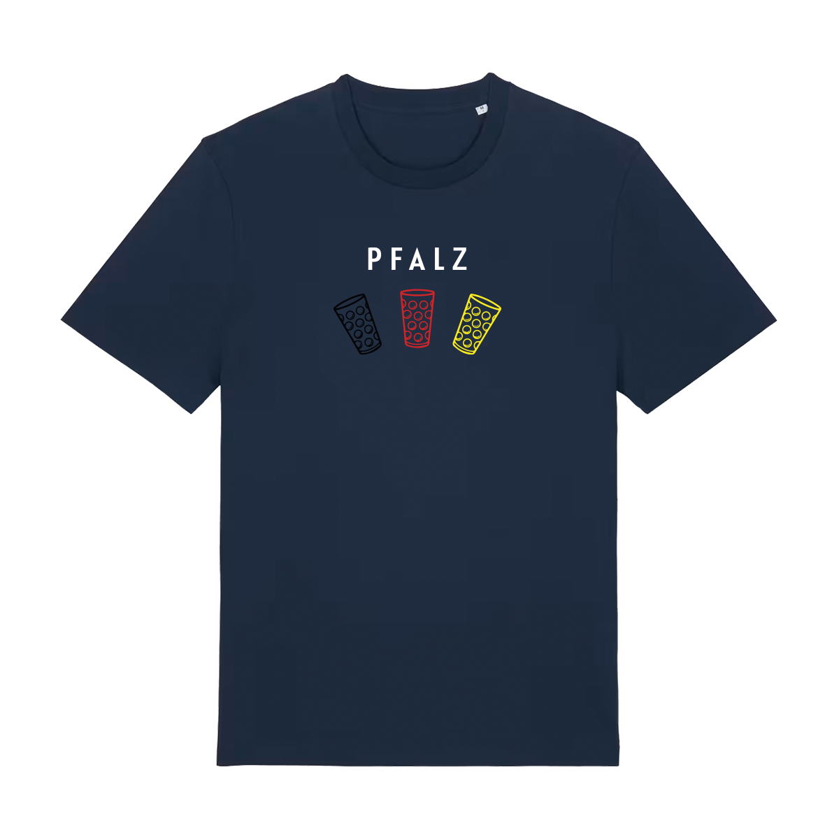 WM PFALZ Dubbeglas Cheers - T-Shirt Unisex