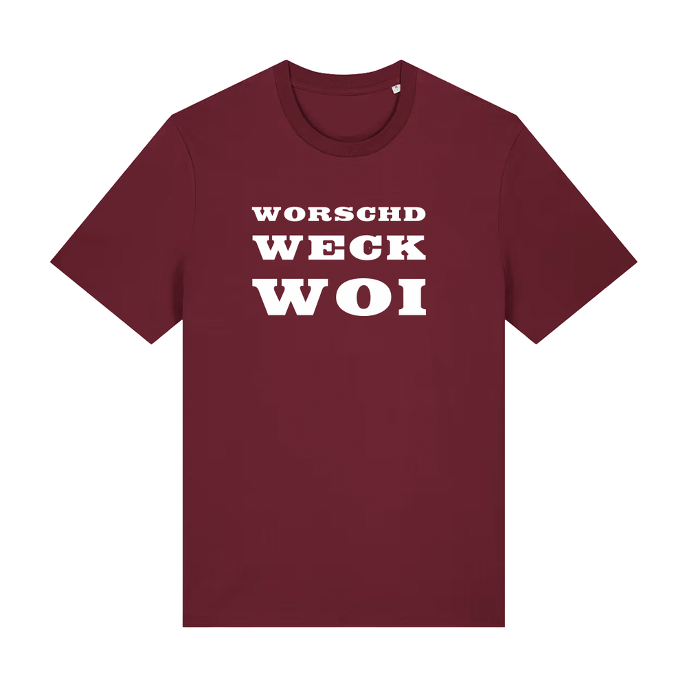Worschd Weck Woi - T-Shirt Unisex