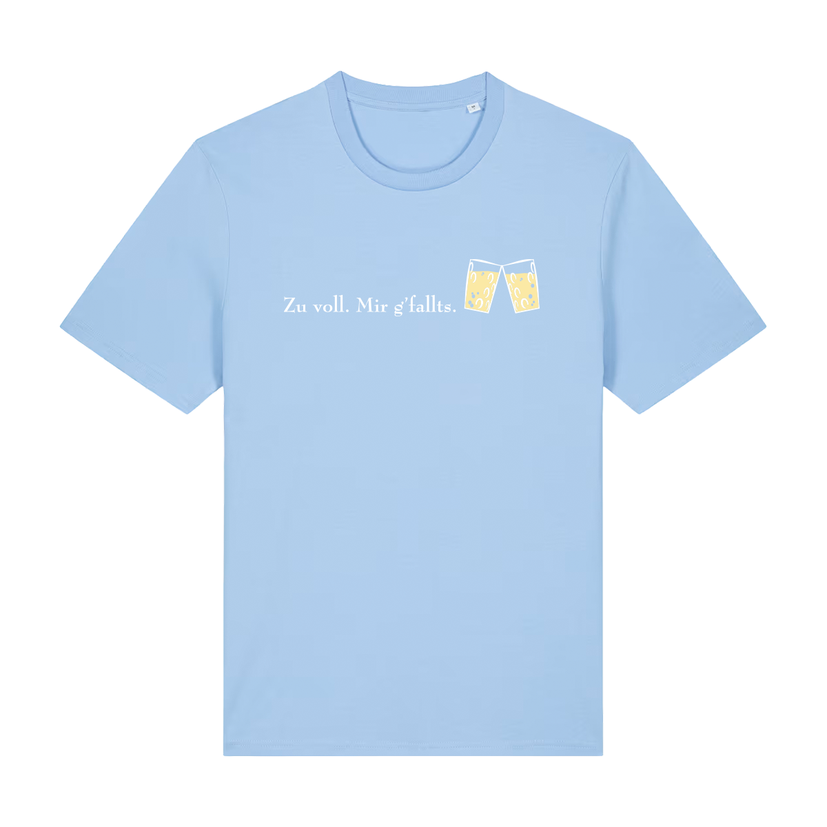 Zu voll mir g'fallts - T-Shirt Unisex