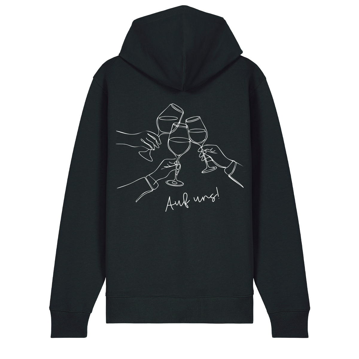 Auf uns - Zip-Hoodie Unisex