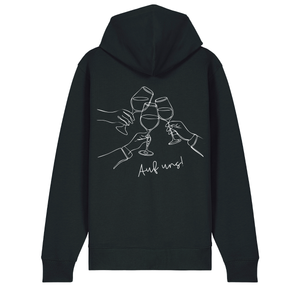 Auf uns - Zip-Hoodie Unisex