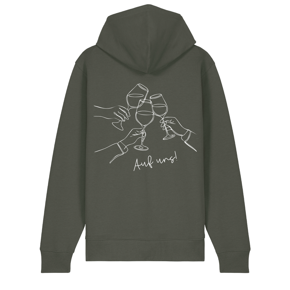 Auf uns - Zip-Hoodie Unisex