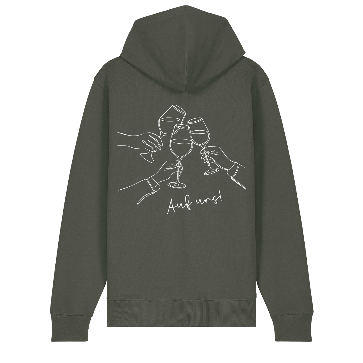 Auf uns - Zip-Hoodie Unisex
