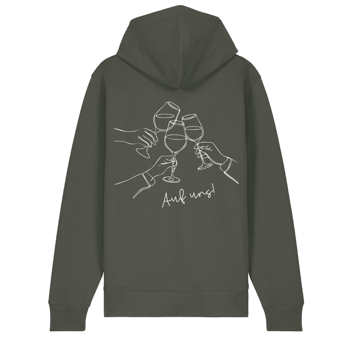 Auf uns - Zip-Hoodie Unisex