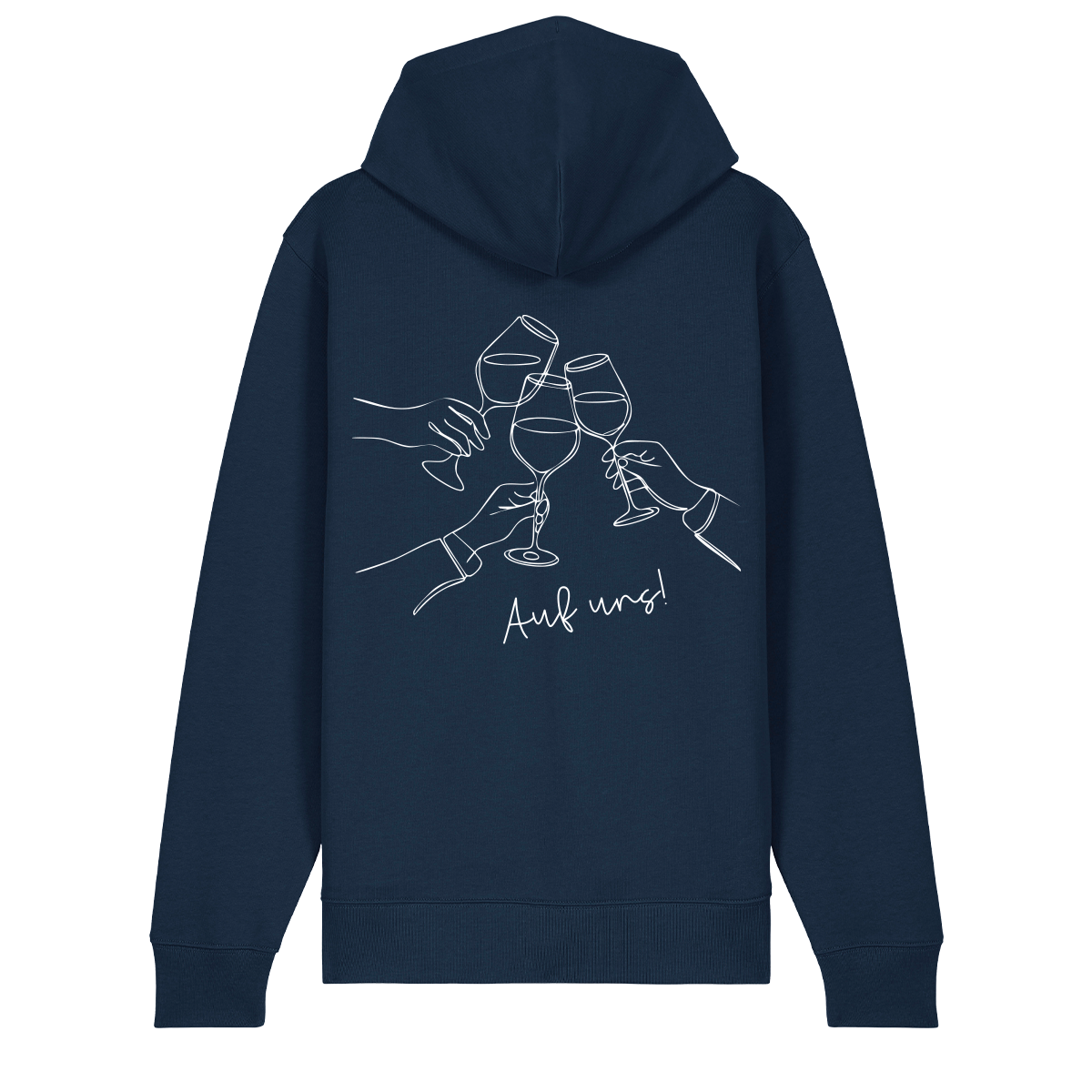 Auf uns - Zip-Hoodie Unisex