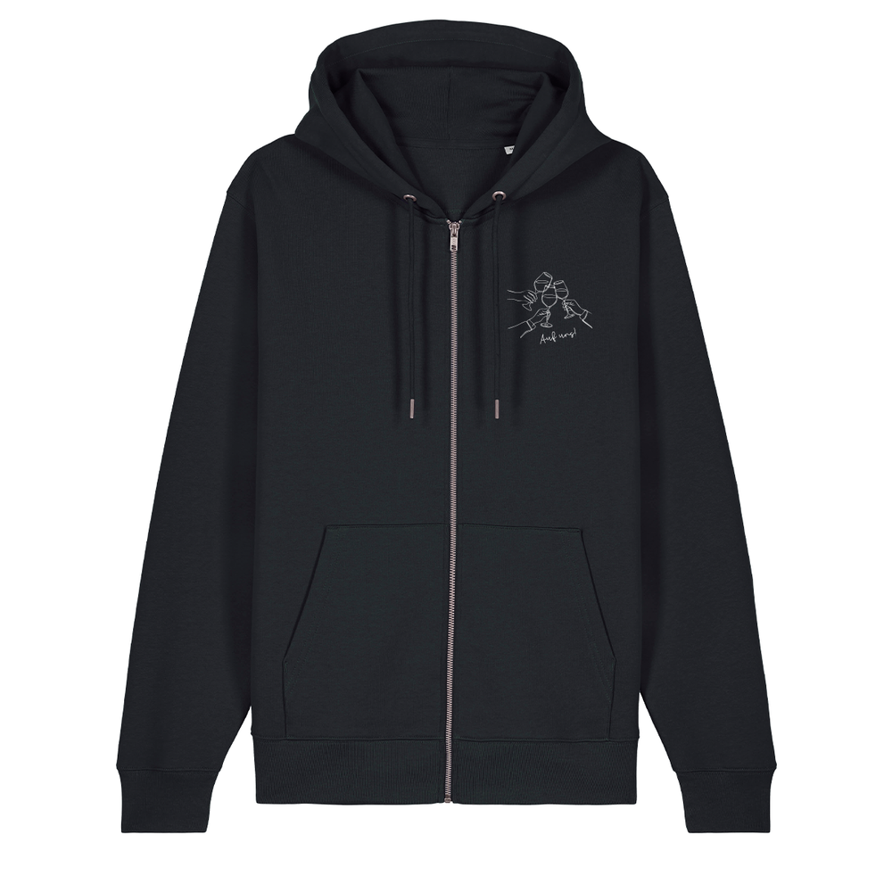 Auf uns - Zip-Hoodie Unisex