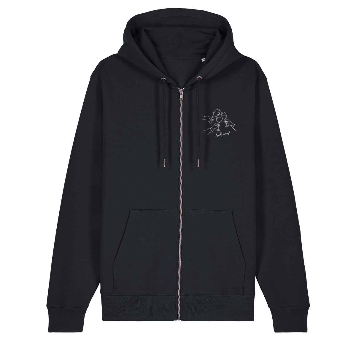 Auf uns - Zip-Hoodie Unisex
