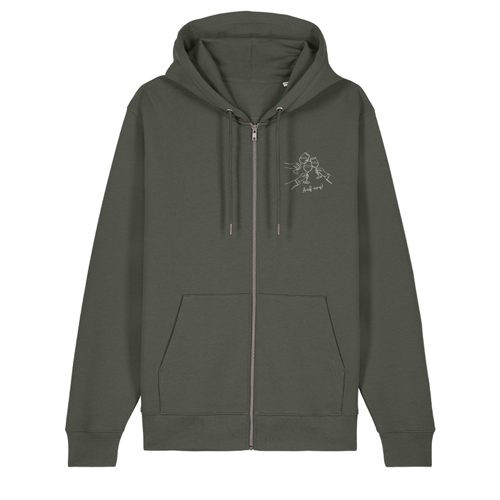 Auf uns - Zip-Hoodie Unisex