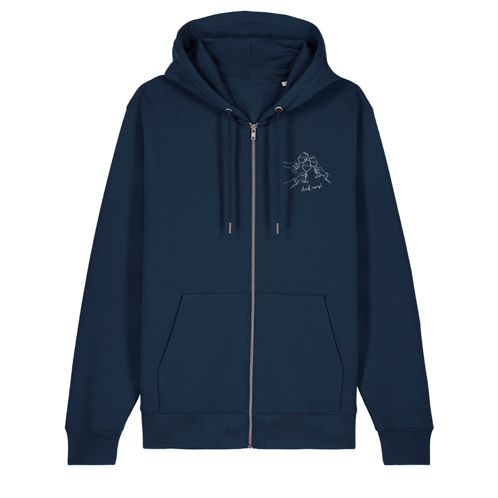 Auf uns - Zip-Hoodie Unisex